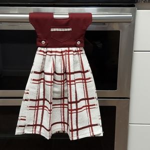Burgundy Hanging Towel Dress